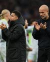 Pep is upbeat despite City defeat Pep is upbeat despite City defeat16