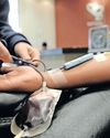 A unit of donated blood can save up to three lives10