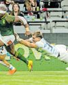 Brave Blitzboks sink Argentina to stay alive in the Singapore Sevens38