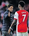 Arteta concerned by Saka injuries after latest hamstring blow60