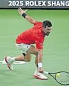 Ailing Djokovic beaten in Shanghai semis by qualifier Vacherot59