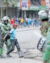 Police block protest anniversary47