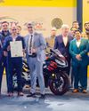 APRILIA RS457 IS 'INDIAN MOTORCYCLE OF THE YEAR' 2025!