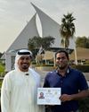 Rayhan proud to represent UAE after Golden Visa honour