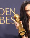 Demi Moore's family cheers her win