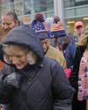 With inauguration indoors, supporters say 'winging it' but still thrilled