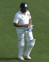 India's Test captain Rohit falls for 3 on domestic return