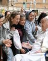Recovering Pope delights crowd in Vatican square Recovering Pope delights crowd in Vatican square