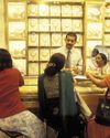 Shoppers cash in on soaring gold prices, sell old jewellery Shoppers cash in on soaring gold prices, sell old jewellery