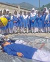 Children learn emergency drills Children learn emergency drills