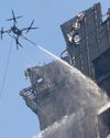 Drones bring fire under control in Al Barsha6