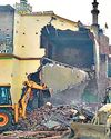 Portions of old mosque demolished in Fatehpur