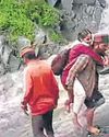No bridge: Children forced to wade through swollen nullah to reach school in Bharmour28