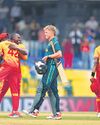Australia shocked by a spirited Zimbabwe Australia shocked by a spirited Zimbabwe33