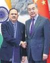 India stresses on peace in key meet after thaw