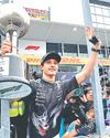 Youngest Fl title leader Antonelli to keep aiming higher58