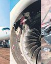 IGI: Air India jet grounded as engine ingests cargo container while taxiing IGI: Air India jet grounded as engine ingests cargo container while taxiing7