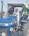 Tractor rallies across Hry back Punjab farmers, stir