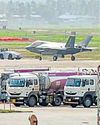 British F-35B jet towed to hangar at Kerala airport48
