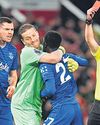 Everton shrug off bizarre red card to beat blunt Man United Everton shrug off bizarre red card to beat blunt Man United83