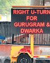 6 electronic update boards set up at IGI2
