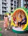 Neighbourhoods serve up giant feast of food-themed installations