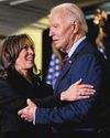 Biden and Harris rally Democrats in rare joint appearance post-polls