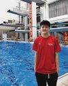 Sports School diver uses injury downtime to prep, acing IB exam