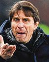 Conte upset with display in Napoli's 2-1 victory