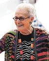 Rosita Missoni popularised her brand's zigzag motif