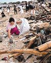 Massive clean-up in Bali after 'worst' waves of plastic waste hit beaches