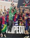 'Calm' Barca lift Super Cup after Real cave in