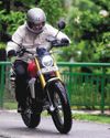 Italian 125cc neo-classic dirt bike with bling