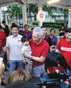 Labour chief Ng Chee Meng seen at Fernvale, part of Jalan Kayu SMC Labour chief Ng Chee Meng seen at Fernvale, part of Jalan Kayu SMC