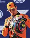 Piastri Delighted With 'Scruffy' Pole Piastri Delighted With 'Scruffy' Pole
