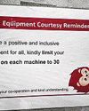 Gyms Users should not hog weight-bearing machines Gyms Users should not hog weight-bearing machines44