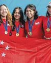 Successful return for Poh as skydivers clinch team gold Successful return for Poh as skydivers clinch team gold
