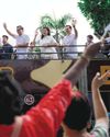 PM Wong and team greet Marsiling-Yew Tee residents after victory PM Wong and team greet Marsiling-Yew Tee residents after victory4