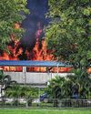 Structure of industrial building assessed as unstable after blaze Structure of industrial building assessed as unstable after blaze28