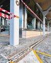 Uneven ground outside Shenton Way MRT station poses no safety risk, say LTA, BCA Uneven ground outside Shenton Way MRT station poses no safety risk, say LTA, BCA22