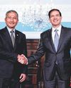 US Tariffs, Export Controls Not Directed at Singapore, Says Rubio in Meeting with Vivian US Tariffs, Export Controls Not Directed at Singapore, Says Rubio in Meeting with Vivian2