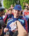 Hardcore fans welcome Gunners and Milan54