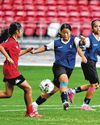 Netballer leads combined girls' team to football title Netballer leads combined girls' team to football title65