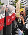 Pro-Palestine protests in Malaysia spill over to public spaces, Apple Store10