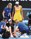 Canadian ace among those affected by cramp and heat65