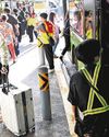 Tanah Merah-Expo train service suspended: Orderly lines on Day 10