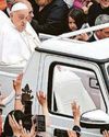 Francis briefly returns to bless Rome faithful Francis briefly returns to bless Rome faithful