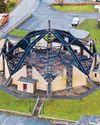 'FIRE FLASH' AT BURNED CHURCH