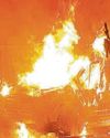 5 charged after violence flares at hotel protest5