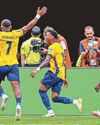 ECUADOR'S IN ECSTASY AFTER SHOCK VICTORY68